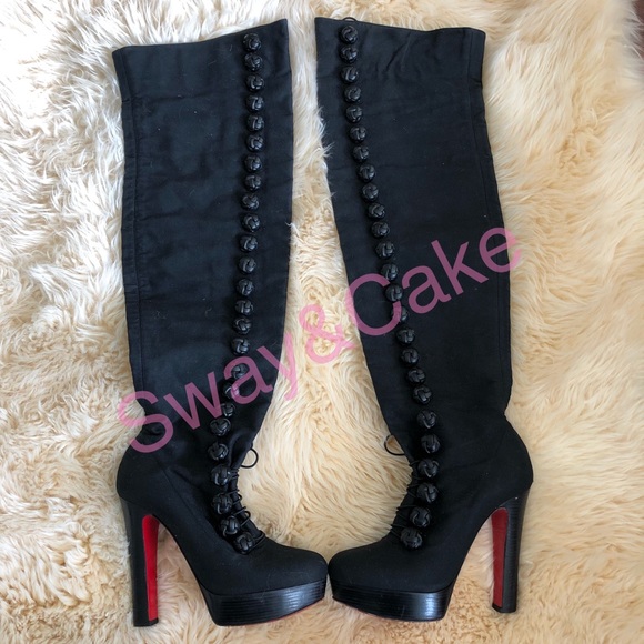 S o l d • Christian Louboutin Over The Knee Boots - Picture 3 of 8